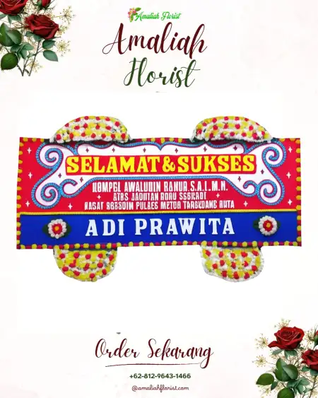 Papan Bunga Ucapan Selamat Taman